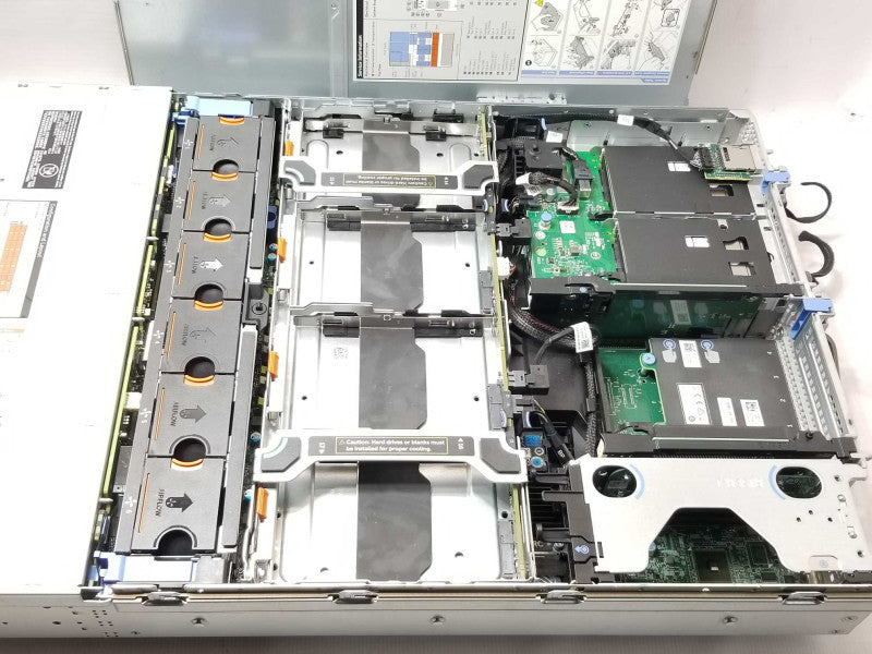 Dell PE R730xd, 2x Xeon E5-2630v4 10C, 64GB DDR4, 8x 6TB HDDs, H730 Mini, Read _