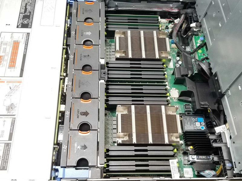 Dell PE R730xd, 2x Xeon E5-2630v4 10C, 64GB DDR4, 8x 6TB HDDs, H730 Mini, Read _