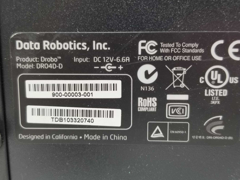 Data Robotics Inc. Drobo DR04D-D 4-Bay Storage Array, No HDD _