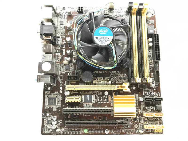 ASUS B85M-E/CSM Motherboard LGA 1150 w/Intel i5-4430 CPU AS-IS