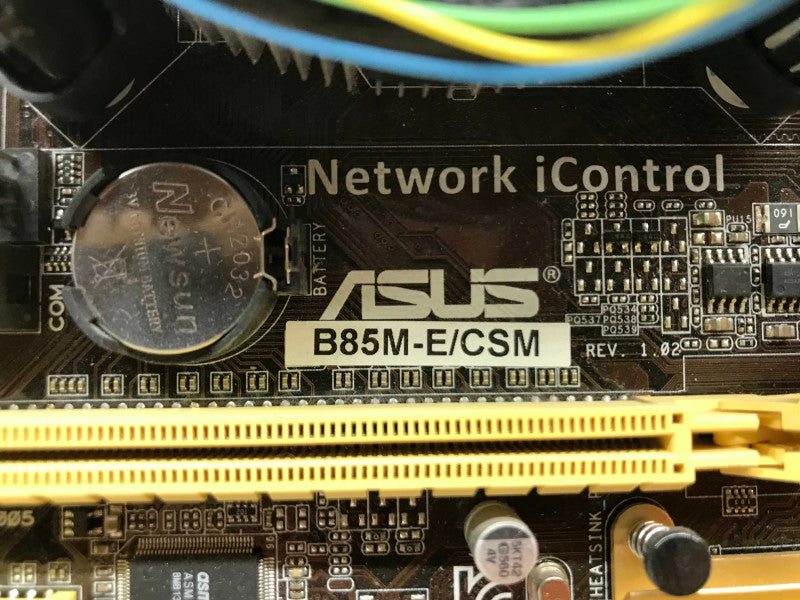 ASUS B85M-E/CSM Motherboard LGA 1150 w/Intel i5-4430 CPU AS-IS