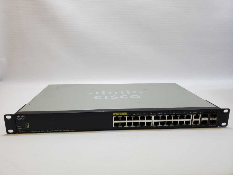 Cisco SG350X-24P-K9 Stackable Managed Switch 24 PoE Gigabit Ethernet (