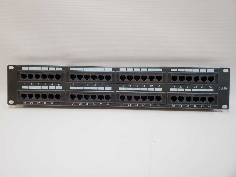 WBOX CAT5E PATCH PANEL 48 PORT  (