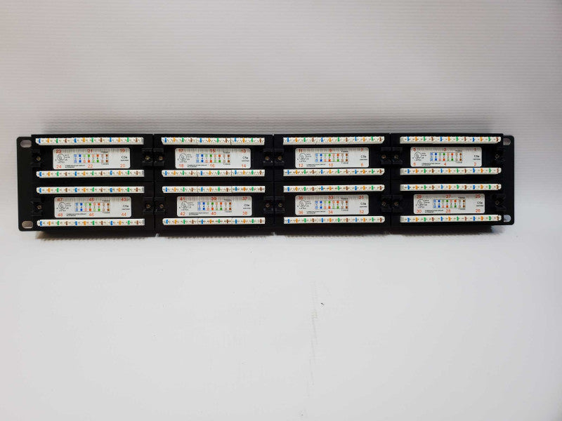 WBOX CAT5E PATCH PANEL 48 PORT  (