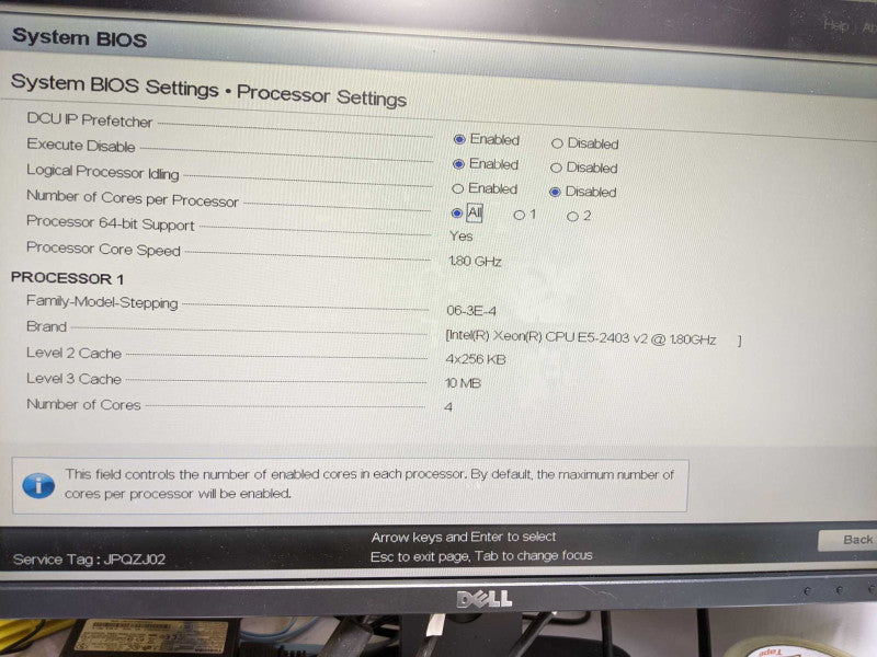 Dell PowerEdge R320 Xeon E5-2403 V2 @ 1.80ghz 8gb ram H310 Mini Ctrl 3.5\\"