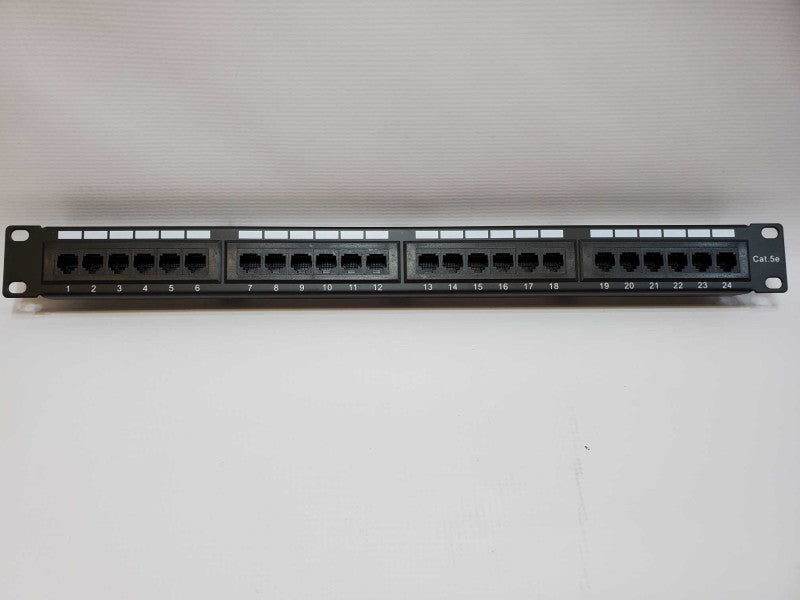 WBOX CAT5E PATCH PANEL 24 PORT (
