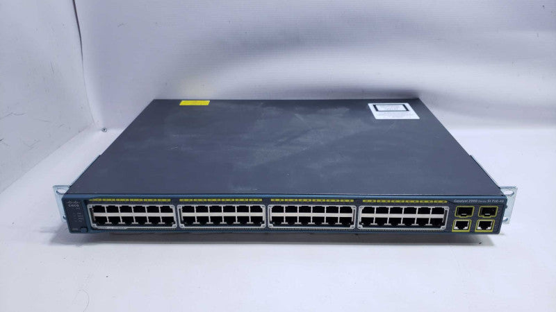 Cisco WS-C2960-48PST-S 48 Port PoE Managed Switch [