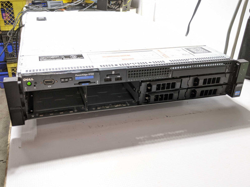 Dell PE R720, 2x Xeon E5-2609 2.4GHz, 128GB RAM, 2x PSU, H710 Mini, H810 3.2\\"