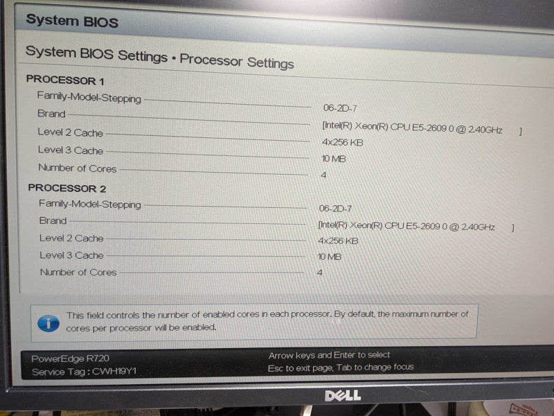 Dell PE R720, 2x Xeon E5-2609 2.4GHz, 128GB RAM, 2x PSU, H710 Mini, H810 3.2\\"