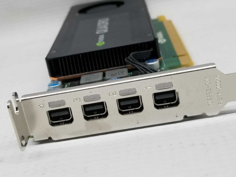 Nvidia Quadro K1200 4GB GDDR5 PCI-E x16 2.0 4x DP Ports Low Profile ~