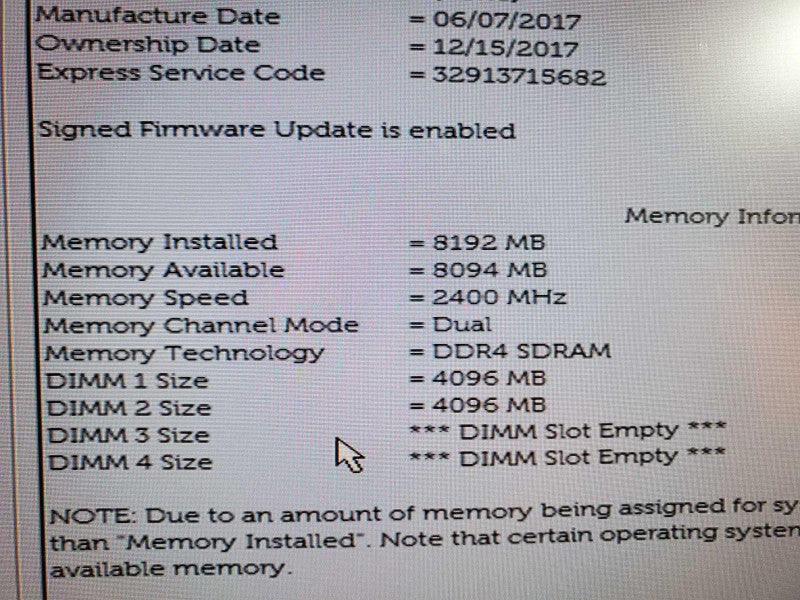 Dell OptiPlex 7050 SFF Desktop i5-7500 3.40GHz, 8GB DDR4