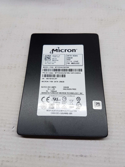 Micron SATA SSD 256gb M0DL0SS #