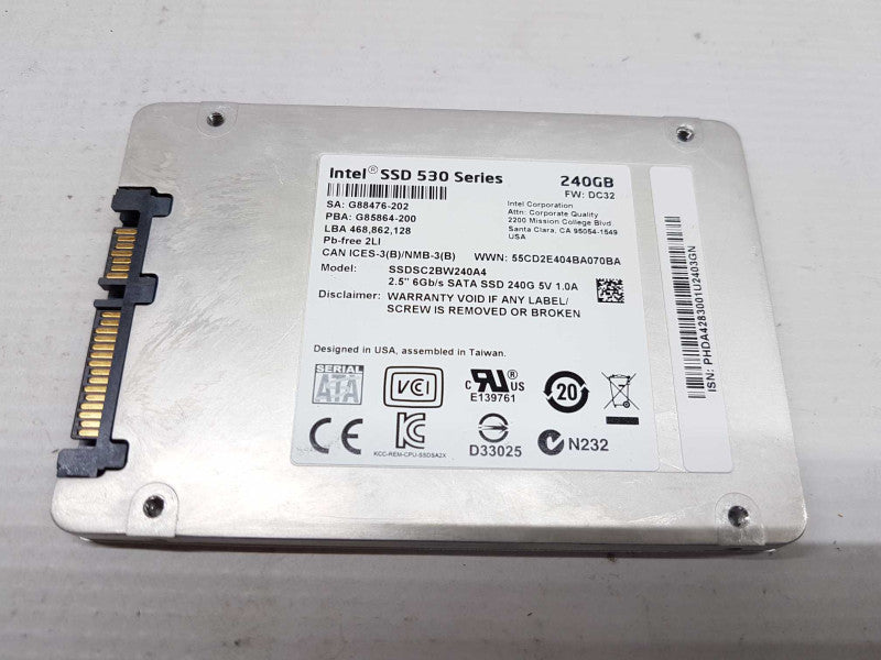 Intel SSD 530 series 240GB SSDSC2BW240A4 #