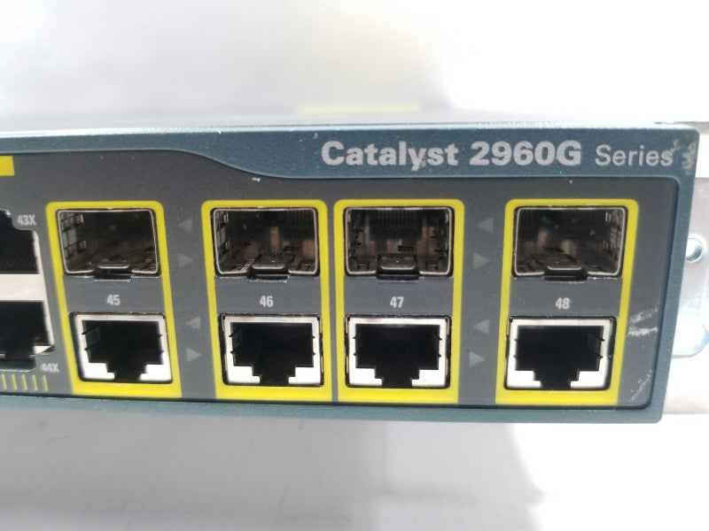 Cisco WS-C2960G-48TC-L â¢ Gigabit Ethernet Switch, 4 SFP Ports w/ Racks, QTY ~