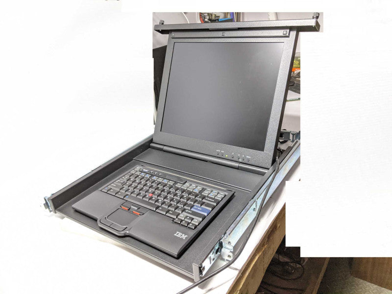 IBM 7316TF3 17\\" LCD Rack Mountable Console Monitor Mouse Keyboard