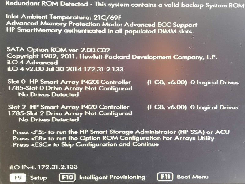 HP Proliant DL380p G8, 2x Xeon E5-2660 2.2GHz, 128GB RAM, 2x PSU, P420i, 2.5\\" _