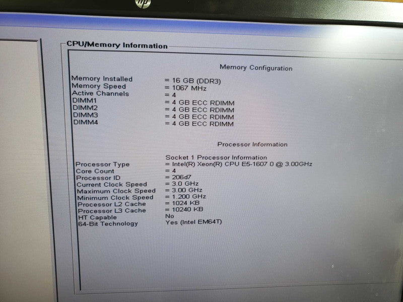 Dell Precision T3600 | 3.00GHz Xeon E5-1607 | 16GB DDR3 | PERC H310