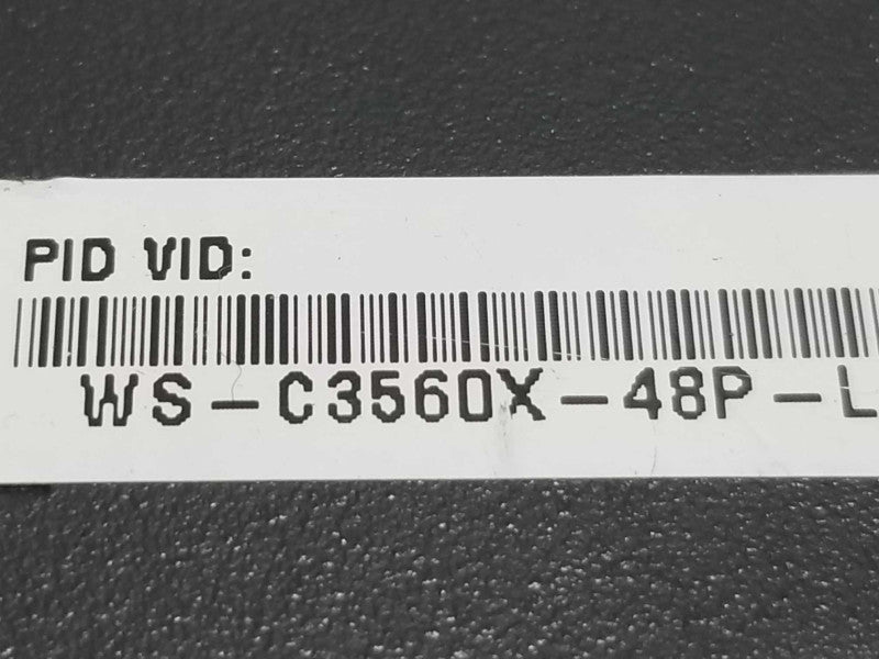 Cisco WS-C3560X-48P-L 48 Port 3560X PoE Gigabit Switch ~
