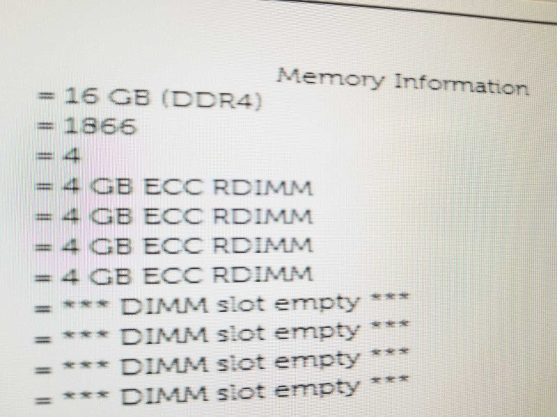 Dell Precision T5810 Xeon E5-1603(v3) 2.8GHz QC/16GB DDR4, Quadro K620,NO HDDs ~