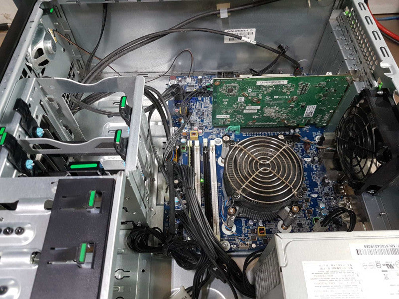 HP Z210 workstation Xeon E3-1240 @ 3.30ghz / 8gb ram / quadro FX 580 #
