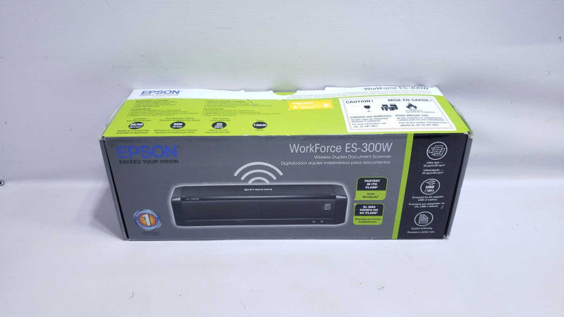 EPSON ES-300W Wireless Portable Color Document Business card Scanner Battery [