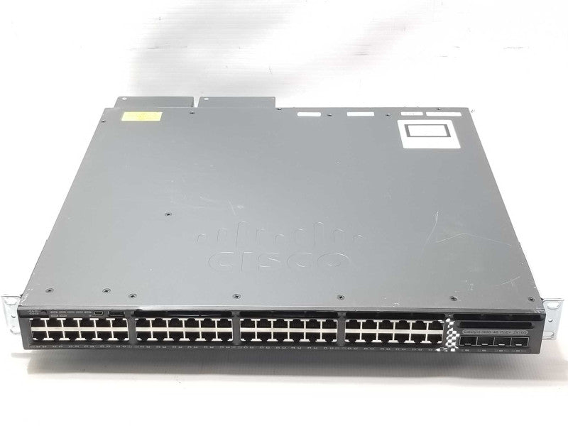 Cisco WS-C3650-48FD-L 48x PoE Gig Managed LANBase Switch, 2x PWR-C2-1025WAC _