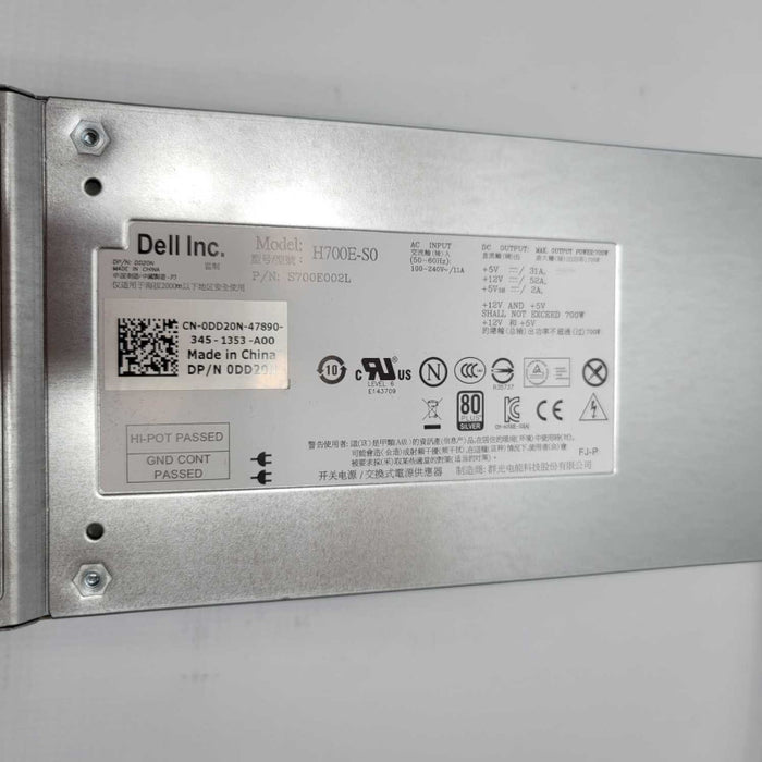 Dell DD20N 700W Power Supply H700E-S0