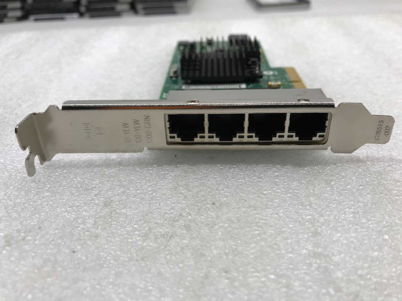 Intel i350-T4 Quad-port Gigabit NIC PCIe x4 Network Adapter Full Height Bracke