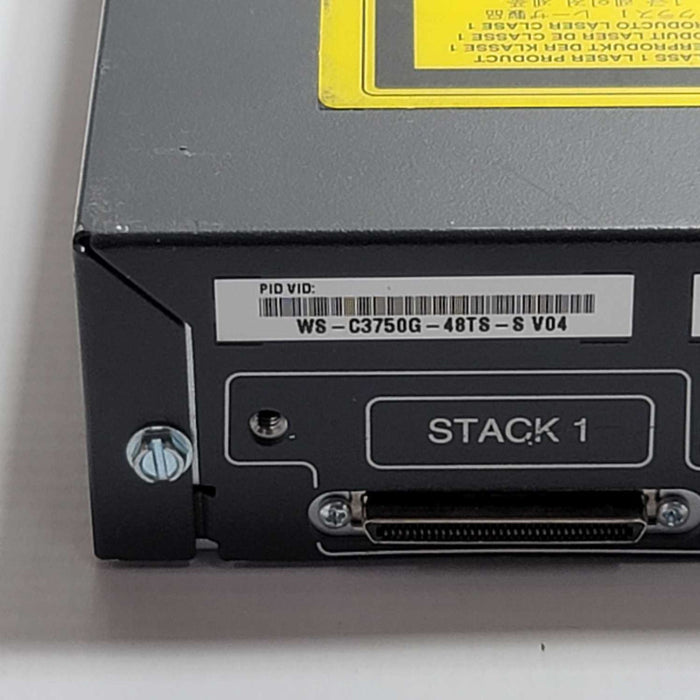Cisco WS-C3750G-48TS-S 48 Gigabit Ports Layer 3 Switch