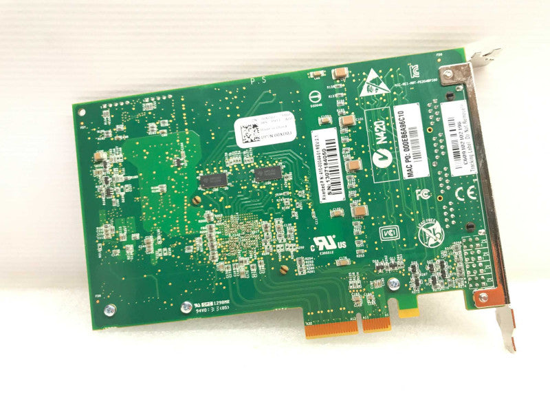 DELL PE2G4BPI80 4-port 1Gbps Network Card 00XD0J