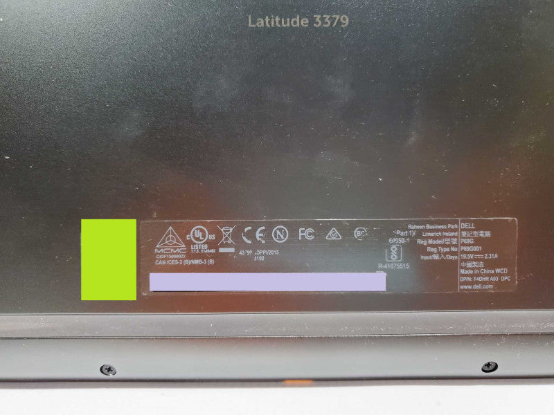 Dell Latitude 13 3379 2 in 1 Touch Screen i5-6300U 2.40GHz  8GB RAM  256GB SSD