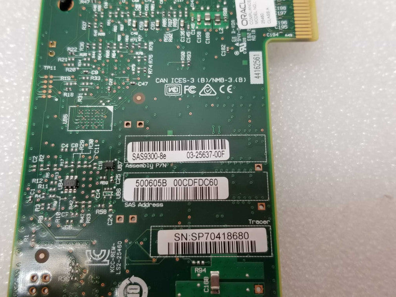 Sun Oracle SAS 9300-8e 12Gb/s SATA/SAS 8-Port PCI-E Host Bus Adapter _