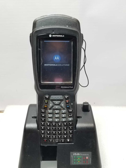Motorola Workabout PRO4 7528X Windows Handheld Barcode Scanner w/ Docking _