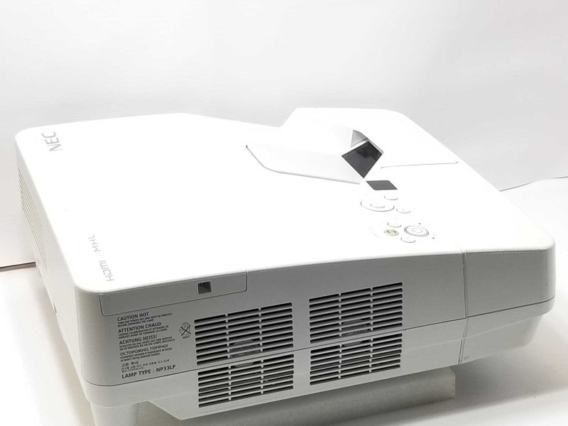 NEC NP-UM351W LCD Projector Ultra Short Throw1080p HDMI Only 191Hrs Lamp Hrs _