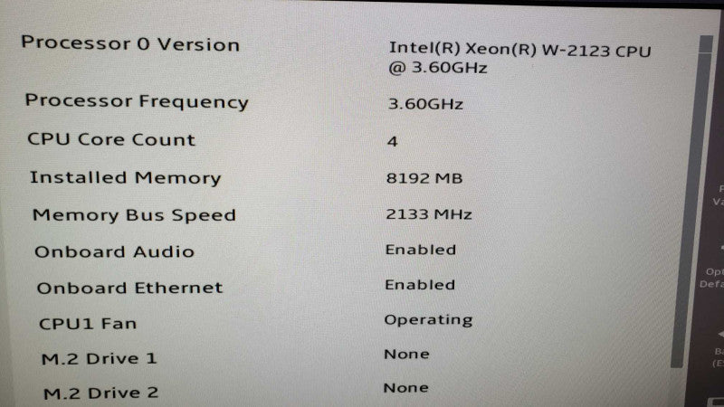 Lenovo ThinkStation P520c Xeon W-2123@3.6GHz 8GB ECC DDR4 RD9-370-2G No HDD [