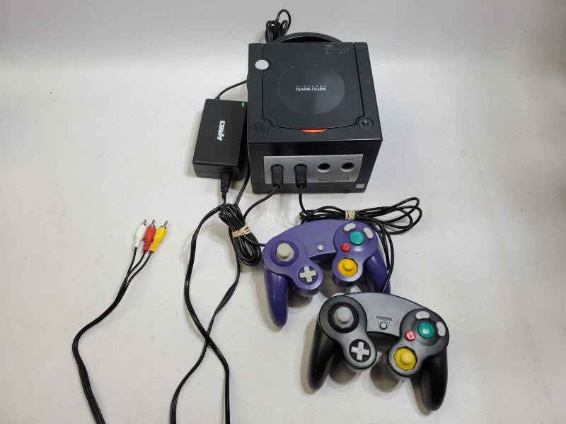 Nintendo GameCube Video Game Console DOL-101 Indigo black + 2x controllers