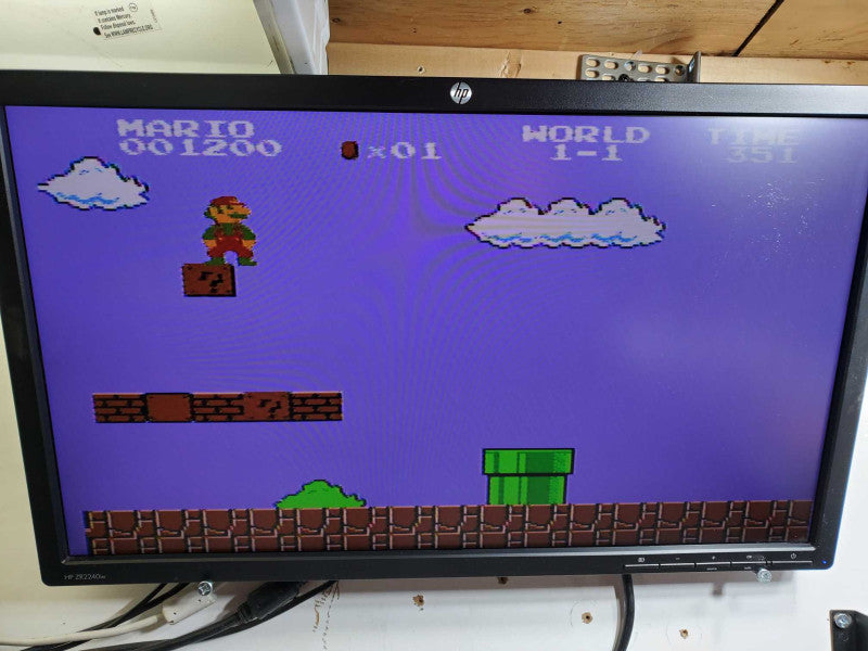 Retro Duo Console SNES & NES Dual 2in1 System Red/Black -2 Controllers OpenBox