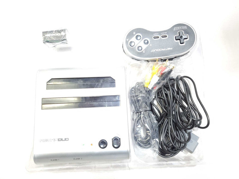 Retro Duo Console SNES & NES Dual 2in1 System GRA/Black -2 Controllers OpenBox