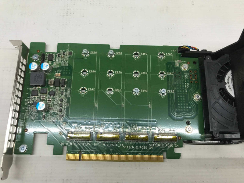 Dell PCIe Adapter Card DPWC400 Dell Ultra 4x M.2 NVMe SSDs to x16 READ [