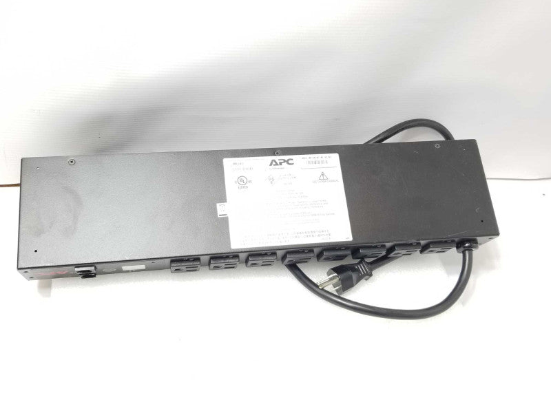 APC AP7900 8-Port Rack PDU 120V Surge Protector Switched, 1U, 12A, 100/120V _