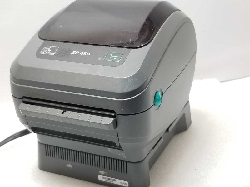 Zebra ZP 450 Thermal Label Printer ZP450-0101-0001, Powers on, AS-IS _