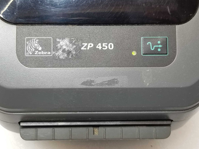 Zebra ZP 450 Thermal Label Printer ZP450-0101-0001, Powers on, AS-IS _