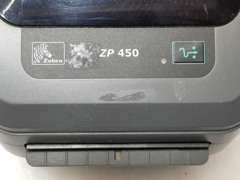Zebra ZP 450 Thermal Label Printer ZP450-0101-0001, Powers on, AS-IS _