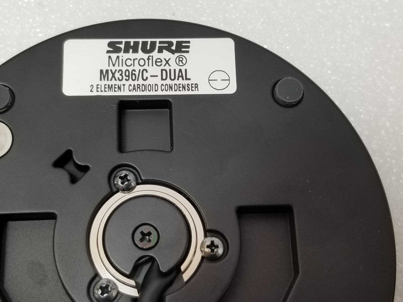 Shure MicroFlex MX396/C-Dual 2 Element Cardioid Condenser conference Mic _