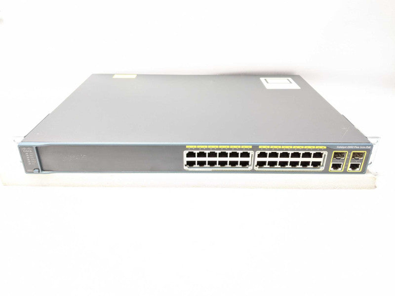 Cisco Catalyst 2960 Series WS-C2960-24PC-L 24-Port PoE Network Switch