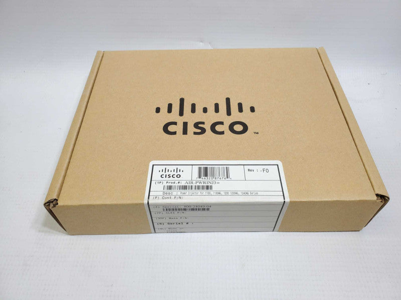 New Cisco Aironet Power Injector AIR-PWRINJ3 48V 2x RJ45