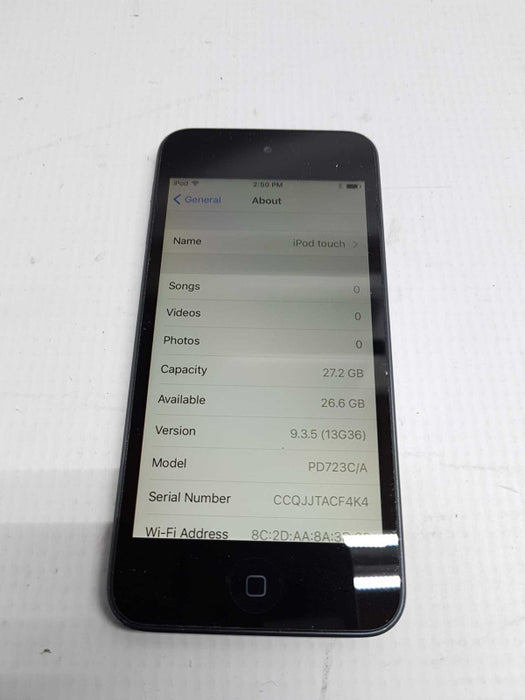 iPod Touch 5th generation A1421 32GB - Factory Reset #