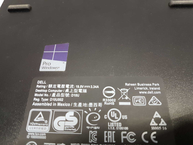 Dell D10U002 Thinclient i5-7500T @ 2.70ghz / 16gb ram / READ #