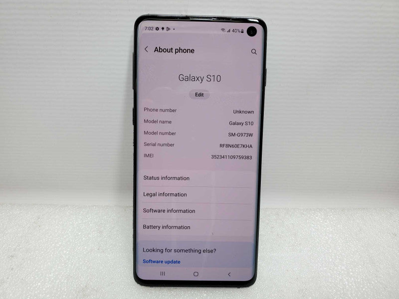 Samsung Galaxy S10 - 128GB - Black [Unlocked] (