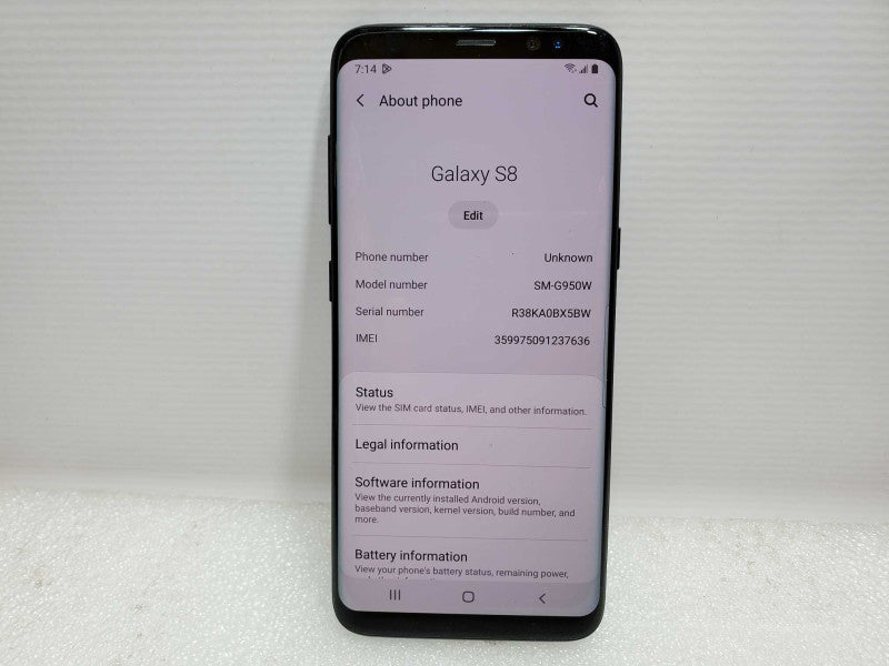 Samsung Galaxy S8 - 64 GB - Black [Unlocked] (